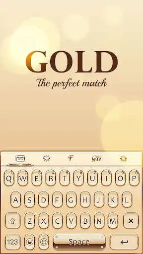 Play Gold Keyboard Golden Theme  and enjoy Gold Keyboard Golden Theme with UptoPlay