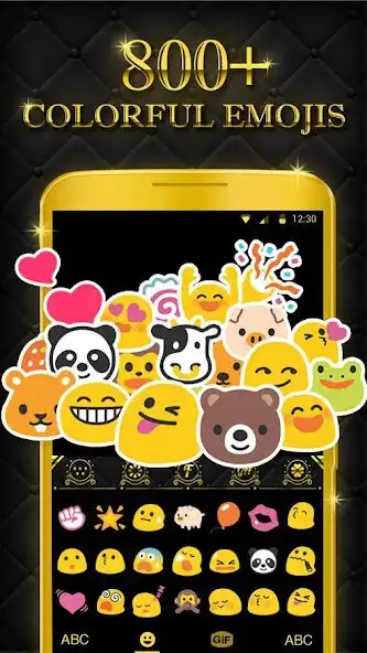 Play Gold Keyboard Theme - Baroque as an online game Gold Keyboard Theme - Baroque with UptoPlay