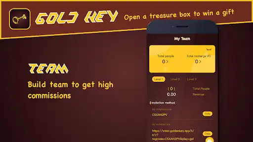Play Gold Key - Task Earning App as an online game Gold Key - Task Earning App with UptoPlay