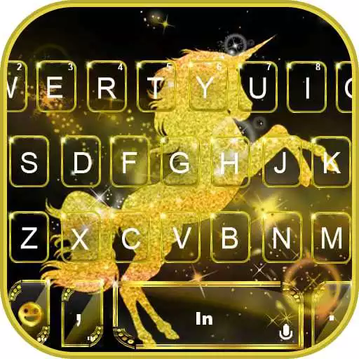 Play Gold Luxury Unicorn Keyboard Theme APK Play Gold Luxury Unicorn Keyboard Theme APK