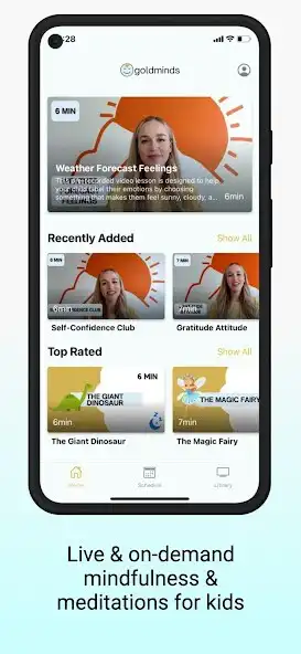 Play Goldminds—Mindfulness for Kids as an online game Goldminds—Mindfulness for Kids with UptoPlay