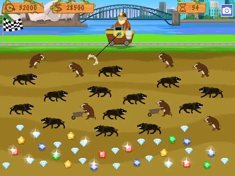 Play Gold Miner Master 2023 as an online game Gold Miner Master 2023 with UptoPlay