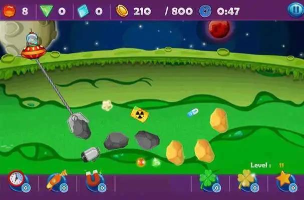 Play Gold Miner Space Planets