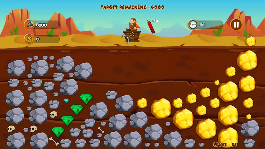 Play Gold Mine as an online game Gold Mine with UptoPlay