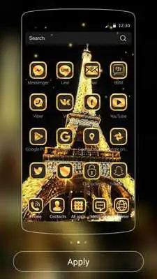 Play Gold paris tower Theme