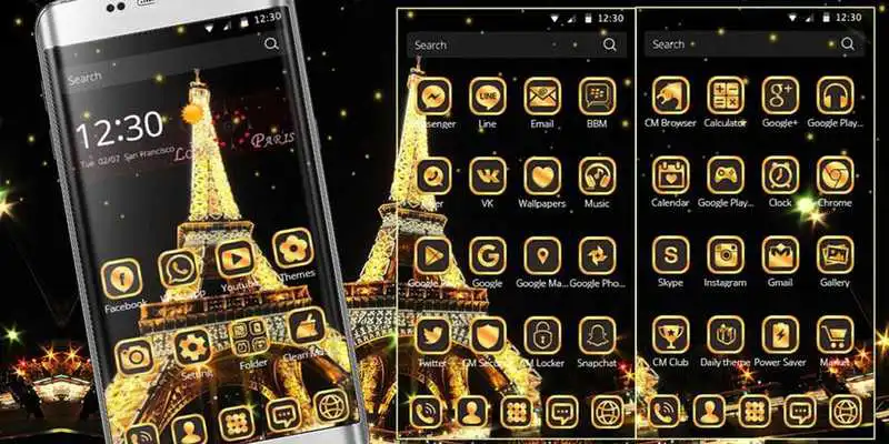 Play Gold paris tower Theme