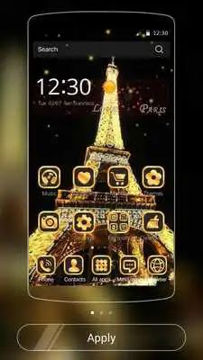 Play Gold paris tower Theme