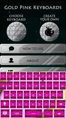 Play Gold Pink Keyboards