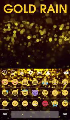 Play Gold Rain Animated Keyboard