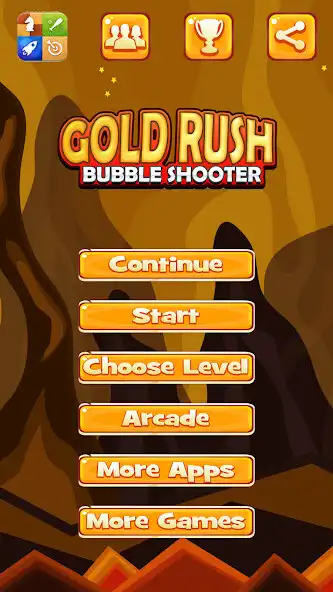 Play Gold Rush Bubble Shooter as an online game Gold Rush Bubble Shooter with UptoPlay