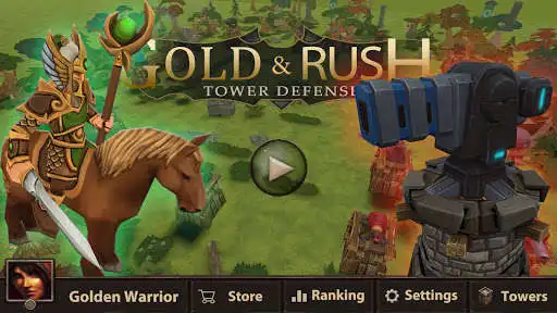 Play Gold Rush TD:3D Medieval Fantasy Tower Defense  and enjoy Gold Rush TD:3D Medieval Fantasy Tower Defense with UptoPlay
