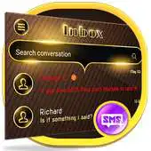 Free play online Gold SMS Messenger Theme APK Free play online Gold SMS Messenger Theme APK