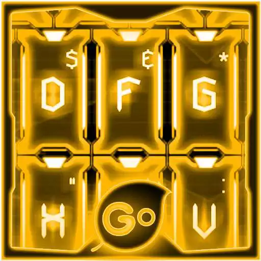 Free play online Gold Tech. GO Keyboard Theme APK Free play online Gold Tech. GO Keyboard Theme APK