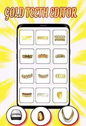 Play Gold Teeth Photo Editor  and enjoy Gold Teeth Photo Editor with UptoPlay