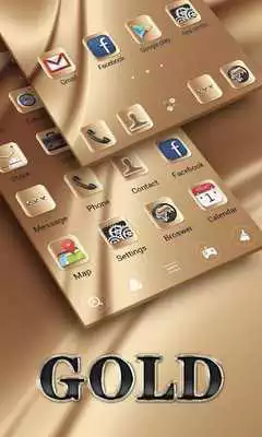 Play Gold V Launcher Theme