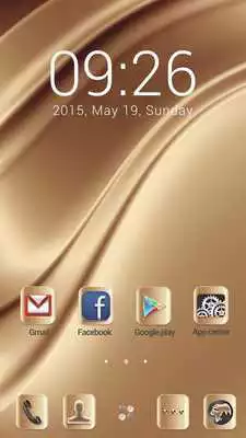 Play Gold V Launcher Theme