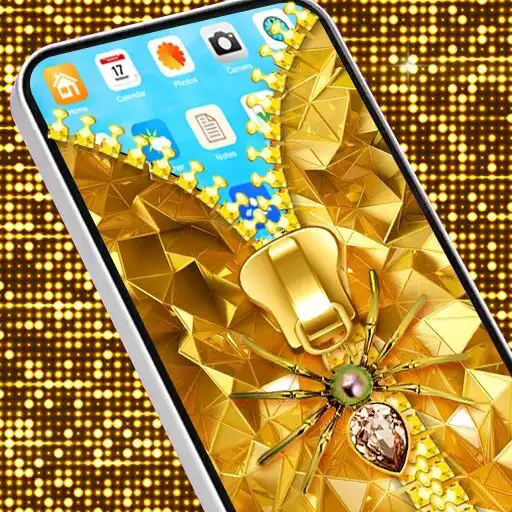 Play Gold Zipper Screen Lock APK