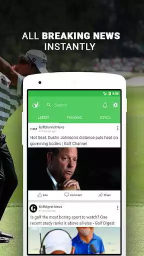 Play Golf News and Golf games  and enjoy Golf News and Golf games with UptoPlay