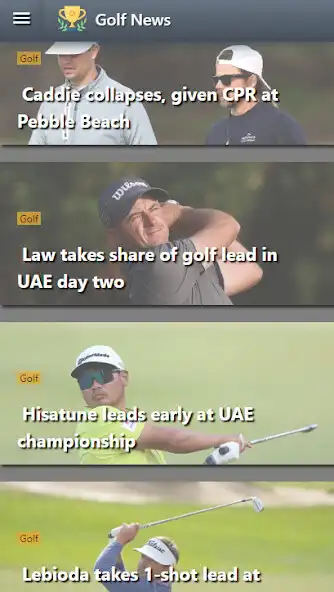 Play Golf News App  and enjoy Golf News App with UptoPlay
