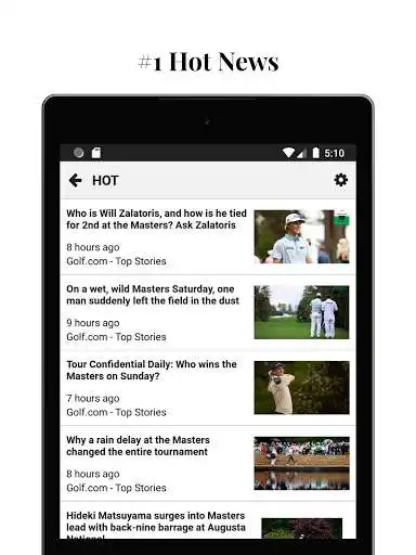 Play Golf News - iNews  and enjoy Golf News - iNews with UptoPlay