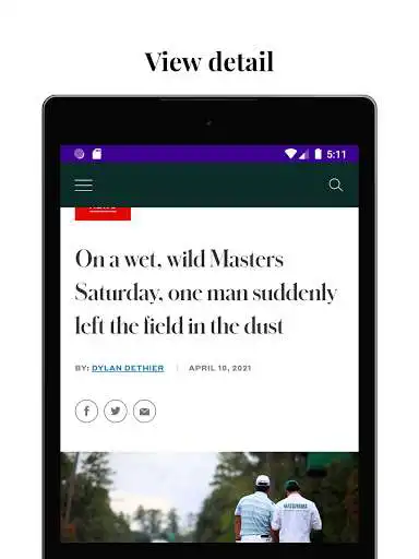 Play Golf News - iNews as an online game Golf News - iNews with UptoPlay
