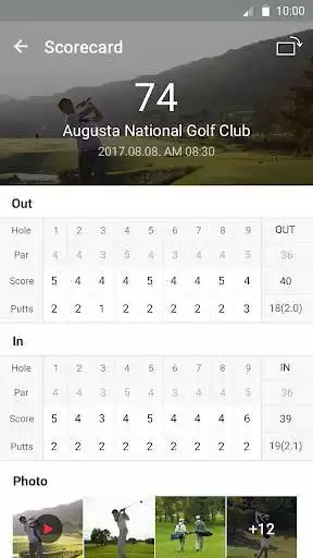 Play Golfwith : Golf Scorecard as an online game Golfwith : Golf Scorecard with UptoPlay
