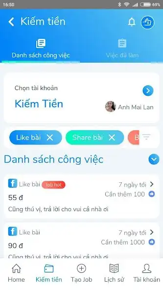 Play Golike - Kiếm Tiền Online Từ M as an online game Golike - Kiếm Tiền Online Từ M with UptoPlay