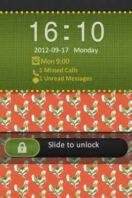 Play Go Locker Autumn Rooster Theme