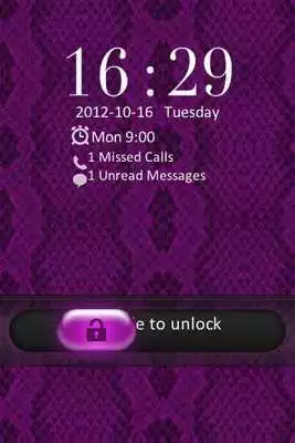 Play Go Locker Snake Skin Purple