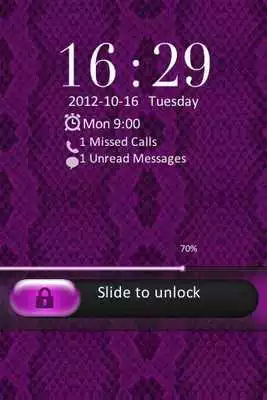 Play Go Locker Snake Skin Purple