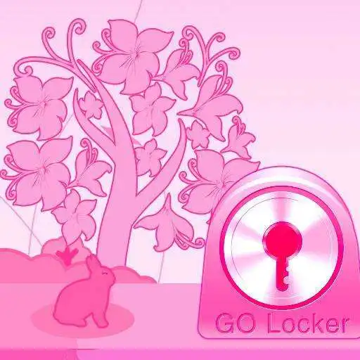 Free play online GO Locker Theme Pink Rabbit  APK
