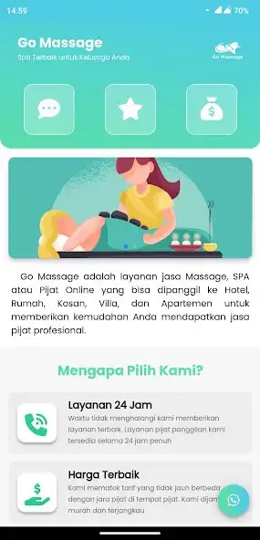 Play Go Massage: Jasa Pijat  and enjoy Go Massage: Jasa Pijat with UptoPlay