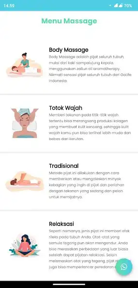 Play Go Massage: Jasa Pijat as an online game Go Massage: Jasa Pijat with UptoPlay