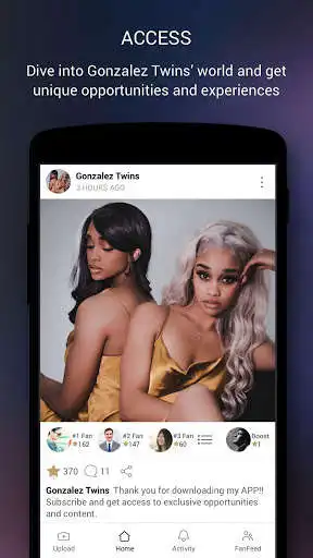 Play APK Gonzalez Twins  and enjoy Gonzalez Twins with UptoPlay escapemusic.android.a313