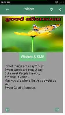 Play Good Afternoon Wishes-SMS