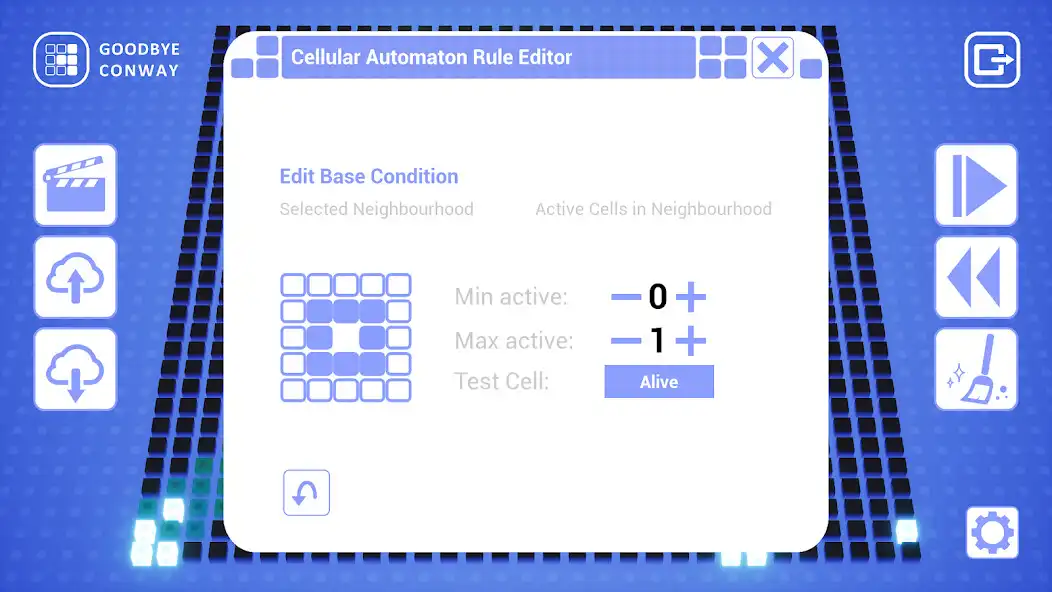 Play Goodbye Conway - Conways Game of Life as an online game Goodbye Conway - Conways Game of Life with UptoPlay