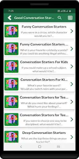 Play Good Conversation Starters as an online game Good Conversation Starters with UptoPlay