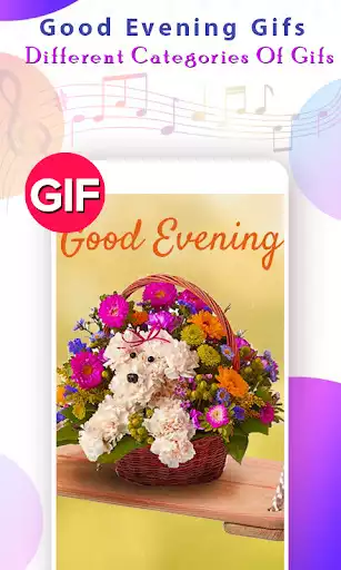 Play Good Evening Gif  and enjoy Good Evening Gif with UptoPlay