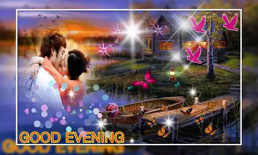 Play Good Evening Photo Frames as an online game Good Evening Photo Frames with UptoPlay