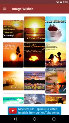 Play Good Evening SMS And Images