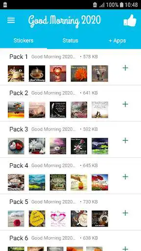Play Good Morning 2020 Stickers - WAStickerApps  and enjoy Good Morning 2020 Stickers - WAStickerApps with UptoPlay
