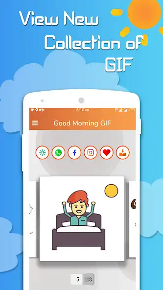 Play Good Morning GIF : Greetings  Wishes GIF as an online game Good Morning GIF : Greetings  Wishes GIF with UptoPlay