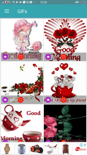 Play Good Morning Gifs and Images  and enjoy Good Morning Gifs and Images with UptoPlay