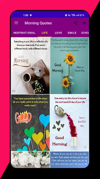 Play Good Morning Life Quotes  and enjoy Good Morning Life Quotes with UptoPlay