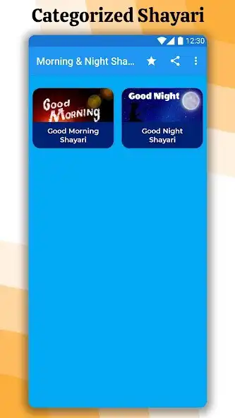 Play Good Morning Night Shayari  and enjoy Good Morning Night Shayari with UptoPlay