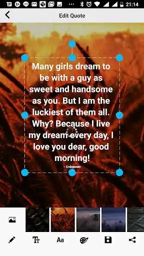Play APK Good Morning Quotes for Him  and enjoy Good Morning Quotes for Him with UptoPlay com.nerdpig.GoodMorningQuotesForHim