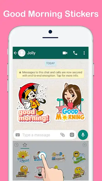 Play Good Morning Sticker For WA as an online game Good Morning Sticker For WA with UptoPlay