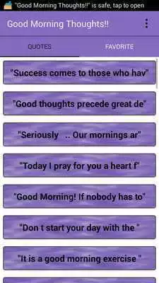 Play Good Morning Thoughts