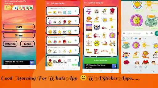 Play Good Morning _ WAStickerApps  and enjoy Good Morning _ WAStickerApps with UptoPlay