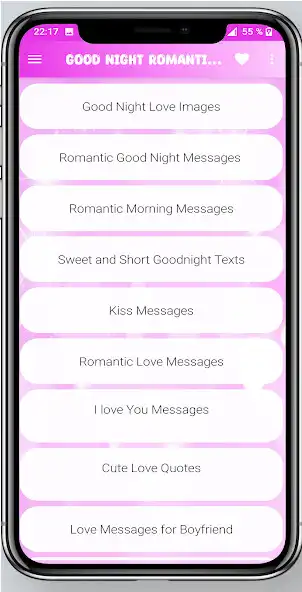 Play Good night romantic messages  and enjoy Good night romantic messages with UptoPlay